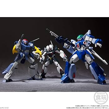 【組立済完成品】スーパーミニプラ 蒼き流星SPTレイズナー 8体まとめ売り SMP [SHOKUGAN MODELING PROJECT] 蒼き流星SPTレイズナー Vol.2